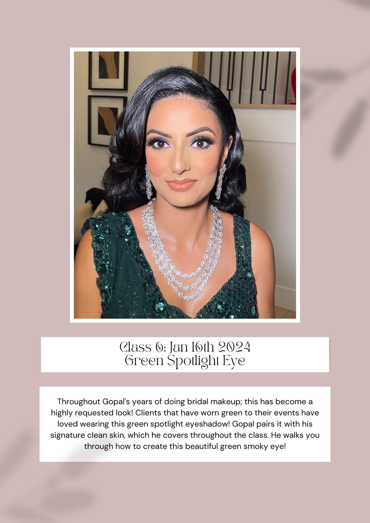 A Holiday Glam Workshop